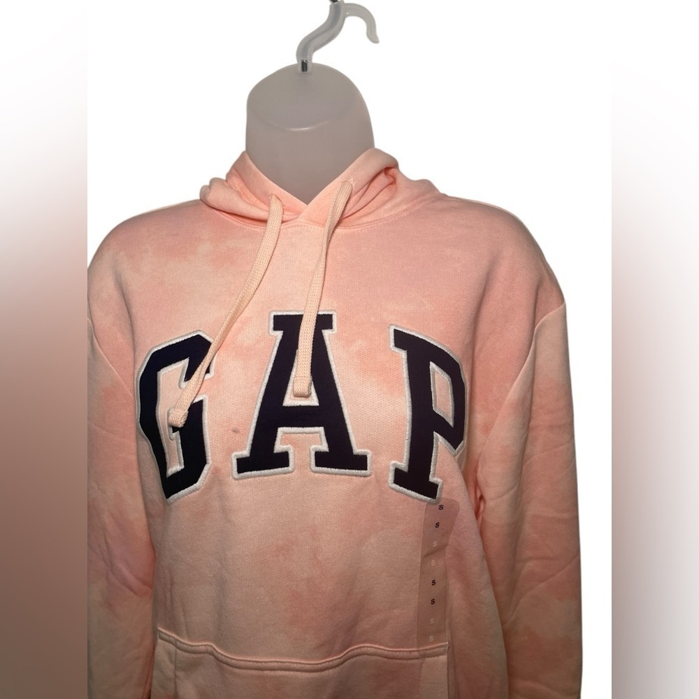 Gap New Logo Tie-Dye Hoodie Peach Size Small - Picture 3 of 6